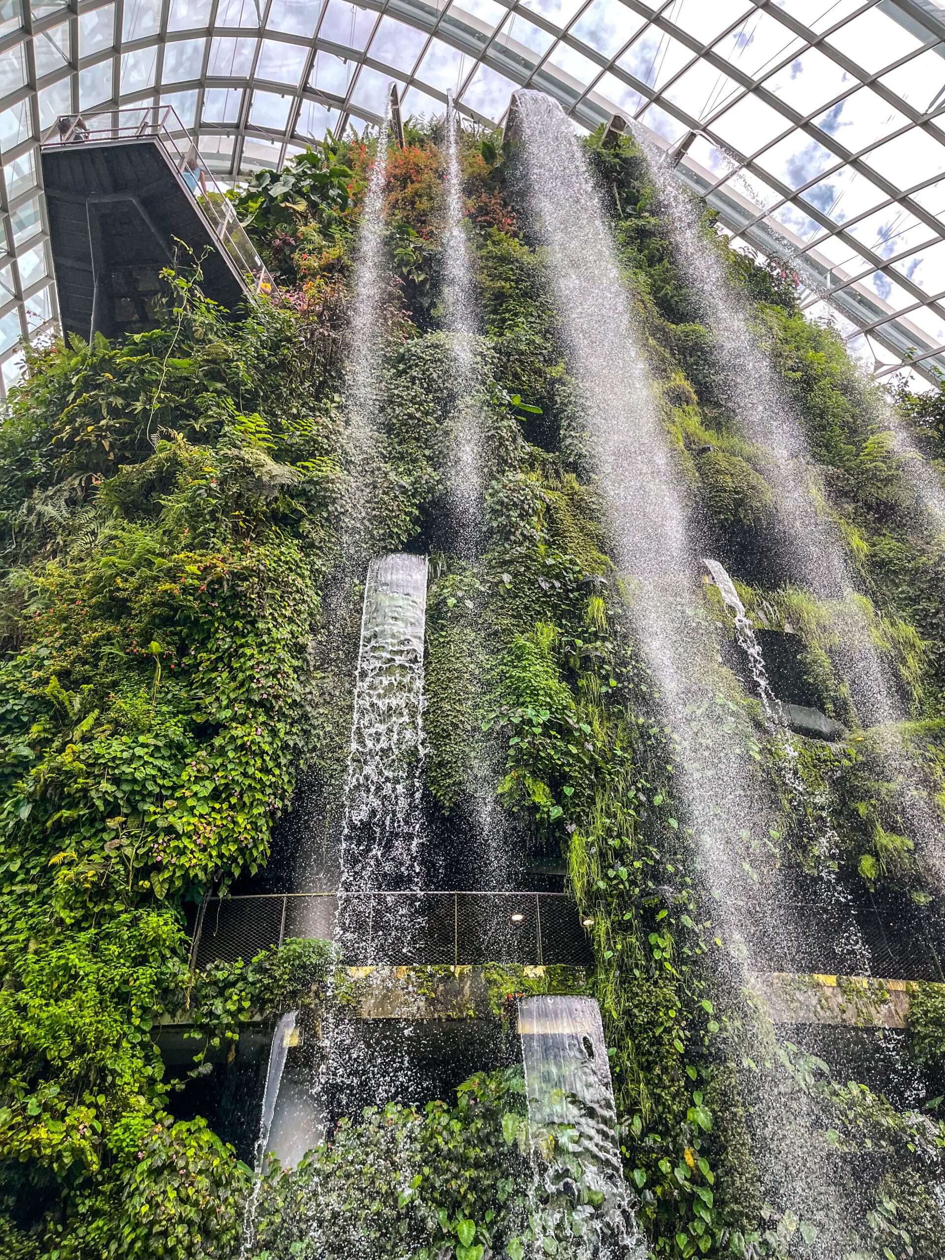 Synthetische waterval in Cloud Forest