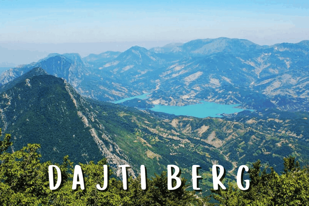 dajti berg uitzicht